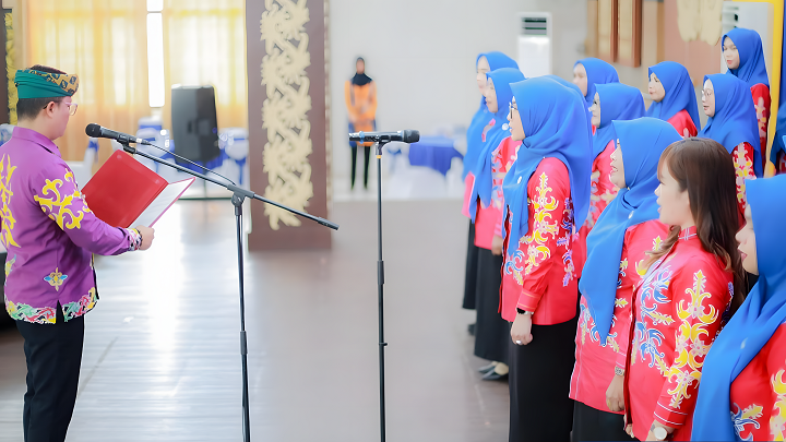 Sosialisasi Peningkatan Partisipasi di Bidang Politik, Hukum Sosial, dan Ekonomi serta Pelantikan Pengurus Gabungan Organisasi Wanita Tana Tidung