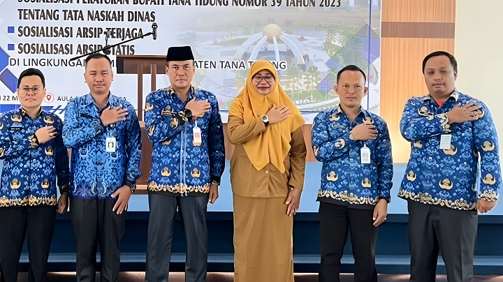 Sosialisasi Perbup Nomor 39 Tahun 2023 Tentang Tata Naskah Dinas dan Bimtek Arsip Statis di Tana Tidung
