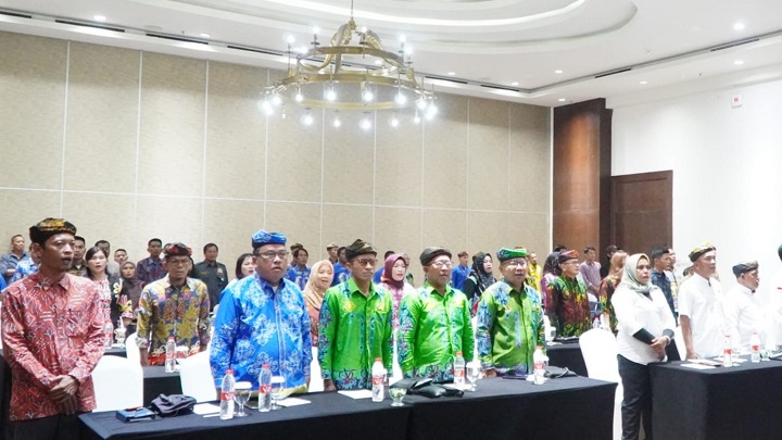 Pembukaan pelaksanaan Study Tiru Peningkatan Kapasitas Badan permusyawaratan Desa Se Kabupaten Tana Tidung