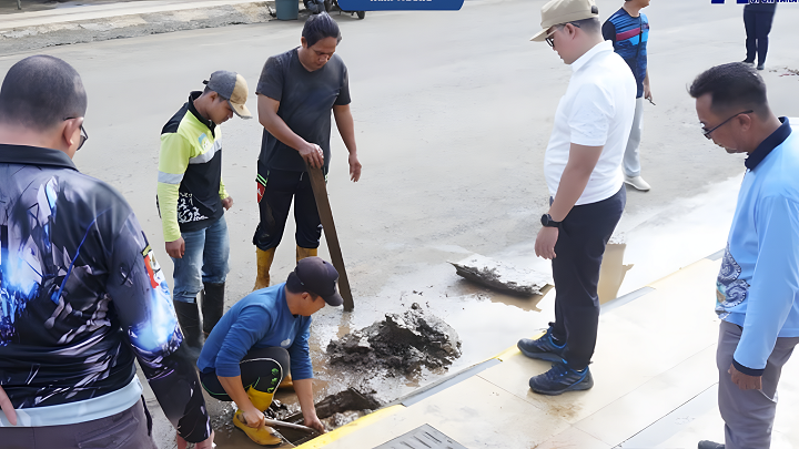 Bupati Tana Tidung Hadir dalam Kegiatan Kerja Bakti