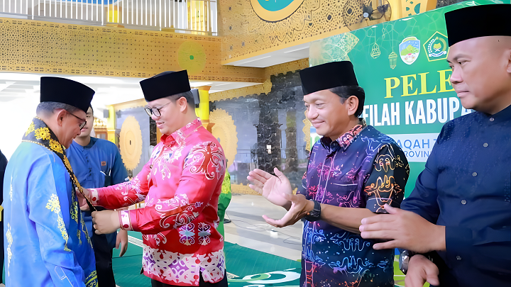 Pelepasan Kafilah Kabupaten Tana Tidung untuk mengikuti Musabaqoh Tilawatil Qur'an IX Tingkat Provinsi Kalimantan Utara