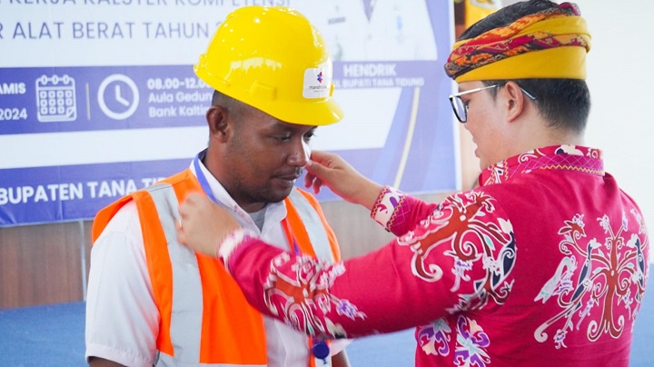 Pembukaan Pelatihan Pendidikan dan Keterampilan bagi Pencari Kerja Klaster Kompetensi Operator Alat Berat Tahun 2024