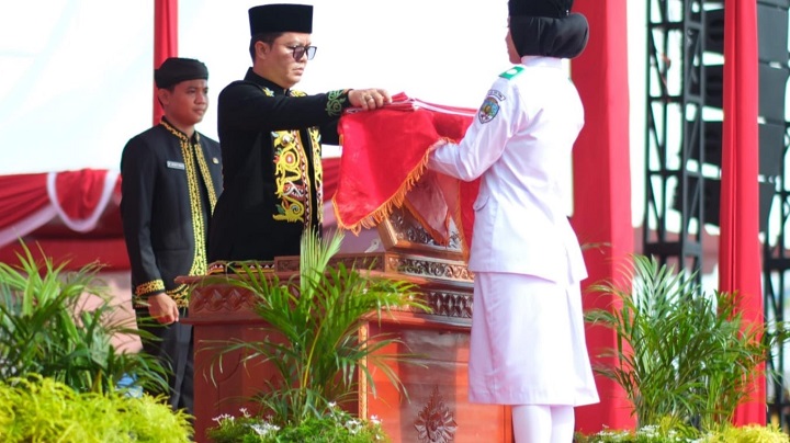 Upacara Peringatan Detik-Detik Proklamasi Kemerdekaan RI ke-79 di Tana Tidung