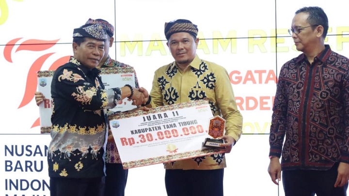 Pemerintah Kabupaten Tana Tidung Raih Penghargaan Juara II dalam Penilaian Kinerja Aksi Konvergensi Percepatan Penurunan Stunting
