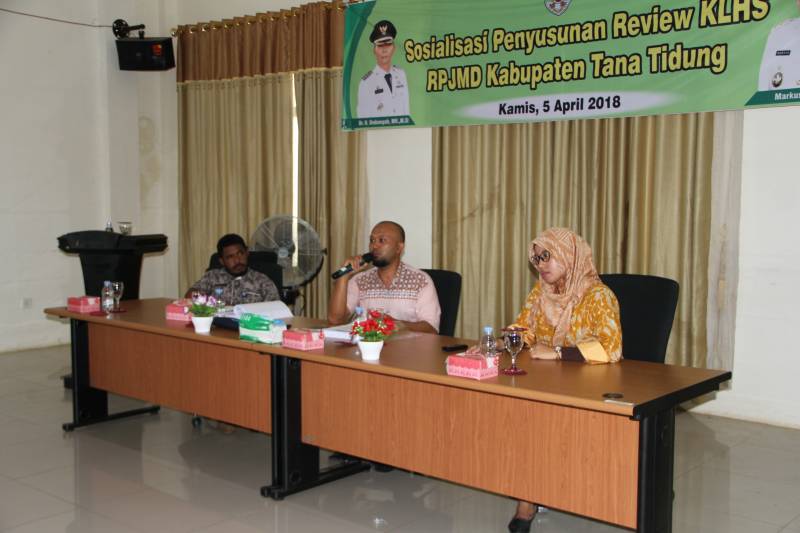 Sosialisasi Penyusunan Review KLHS RPJMD Tana Tidung