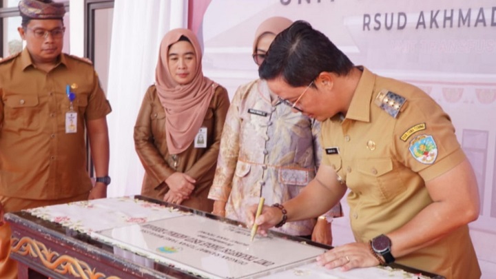 Bupati Tana Tidung Resmikan Gedung Unit Transfusi Darah RS Akhmad Berahim dan Launching Perdana Donor Darah