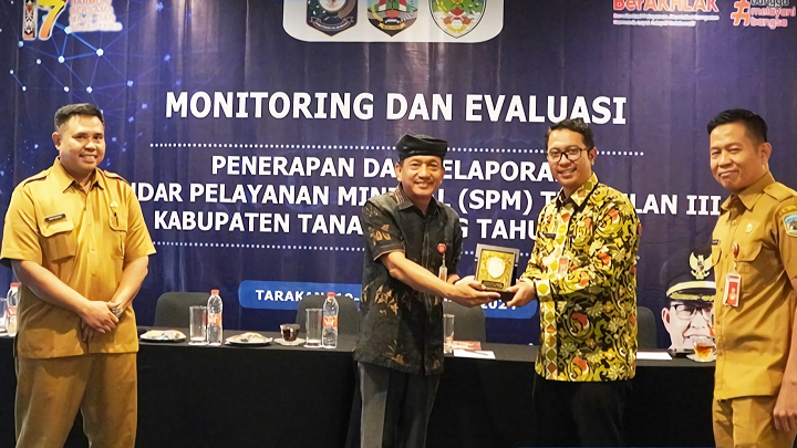 Monitoring dan Evaluasi Penerapan dan Pelaporan SPM Triwulan 3 Kabupaten Tana Tidung Tahun 2024