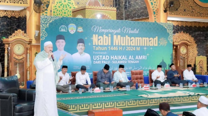Peringatan Maulid Nabi Muhammad SAW 1446 H di Masjid Agung At-Taqwa