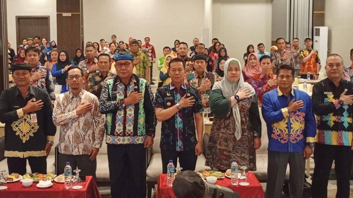 Pjs Bupati Tana Tidung Hadiri Rapat Koordinasi Desk Pilkada di Pendopo Djaparuddin