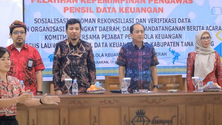 Sosialisasi Pedoman Rekonsiliasi dan Verifikasi Data Keuangan OPD Kabupaten Tana Tidung serta Launching Pensil Data Keuangan