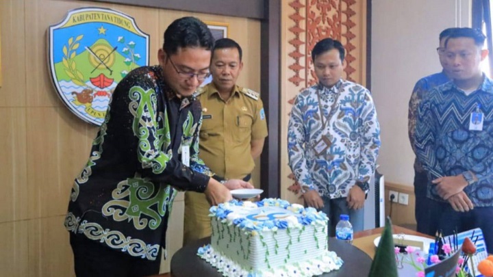Pjs Bupati Tana Tidung Terima Silaturahmi Pimpinan Cabang Bankaltimtara dalam Rangka HUT ke-59 Bankaltimtara