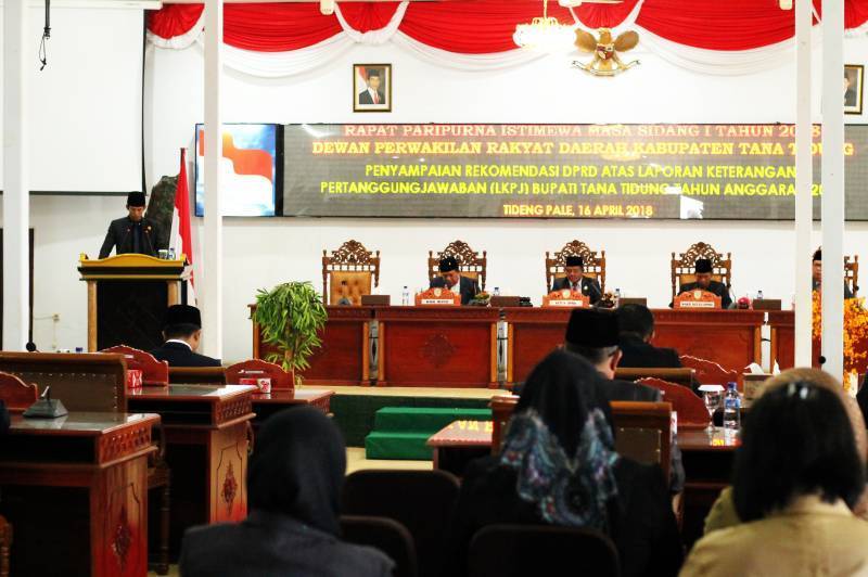 Rapat Paripurna Istimewa Masa Sidang I Tahun 2018 â€œDPRD KTTâ€