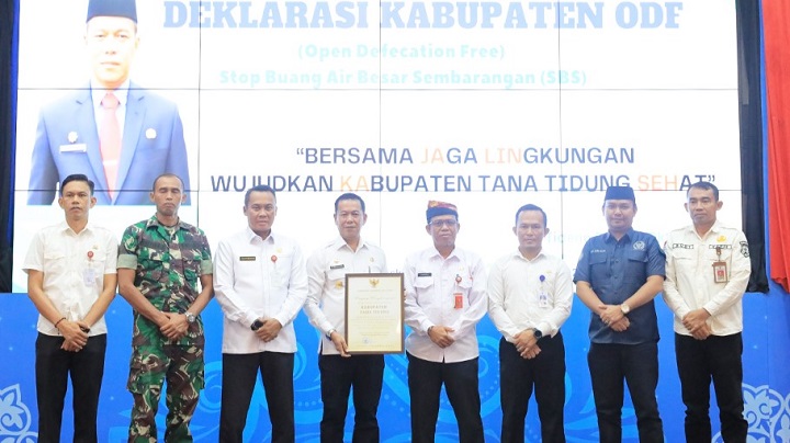 Deklarasi Kabupaten ODF (Open Defecation Free) Di Kabupaten Tana Tidung: Komitmen Menuju Sanitasi yang Lebih Baik