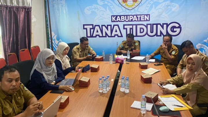 Pemkab Tana Tidung Ikuti Rapat Koordinasi Inflasi Daerah 2024 Secara Virtual