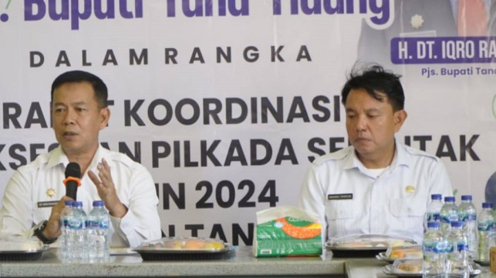 Pjs Bupati Tana Tidung Sosialisasikan Pilkada Serentak 2024 di Kecamatan Betayau