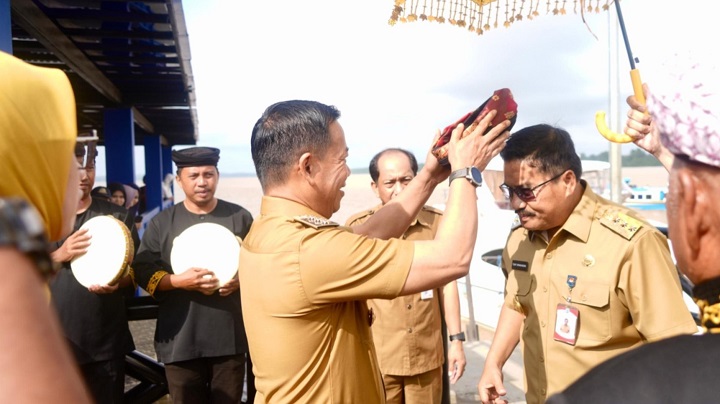 Pjs Bupati Tana Tidung Sambut Pjs Gubernur Kalimantan Utara dalam Kunjungan Kerja Pilkada Serentak 2024