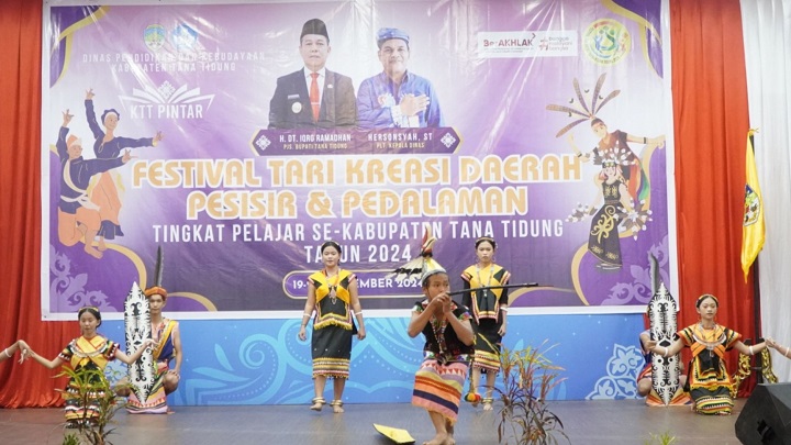 Festival Tari Kreasi Daerah di Tana Tidung Dibuka, Angkat Budaya Lokal