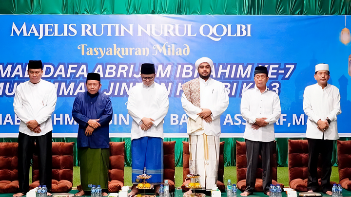 Tasyakuran Milad Ahmad Daffa Abrijam dan Muhammad Jindan Habibi Ibrahim Bersamaan dengan Majelis Rutin Nurul Qolbi