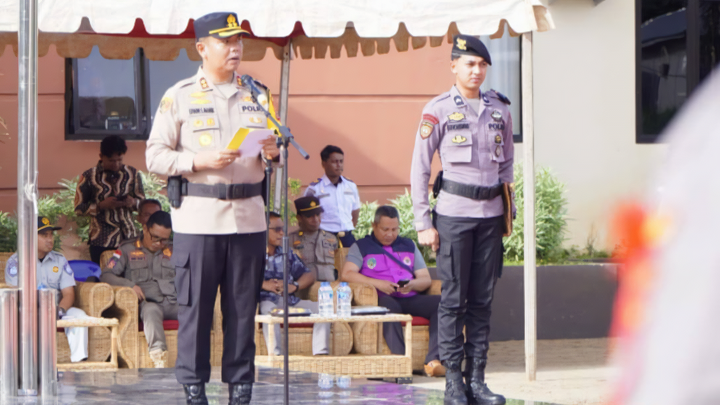 Polres Tana Tidung Gelar Apel Pasukan Operasi Lilin Kayan 2024