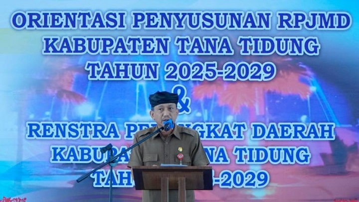 Plt. Sekda Tana Tidung Buka Orientasi Penyusunan RPJMD dan Renstra Perangkat Daerah 2025-2029
