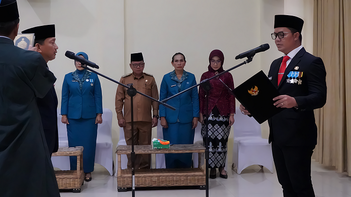 Bupati Tana Tidung Lantik dan Ambil Sumpah Penjabat Sekretaris Daerah