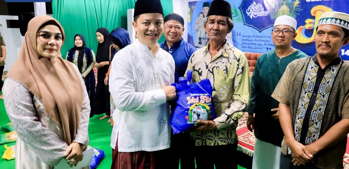 Silahturahmi dan buka puasa berbagi Kebahagian Bersama Anak yatim dan Dhuafa