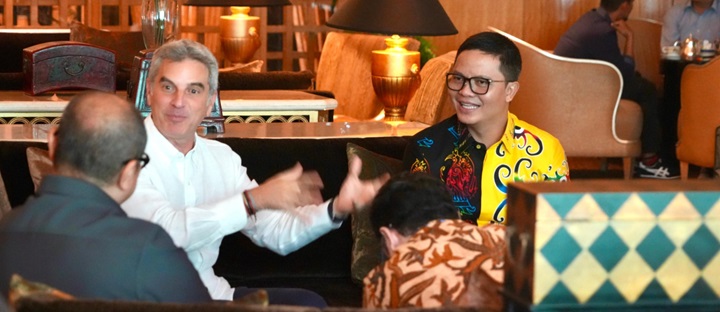 Pertemuan Dengan Green Climate Internasional Terkait Planning  KTT Perkembangan Iklim dan Mangrove Dunia