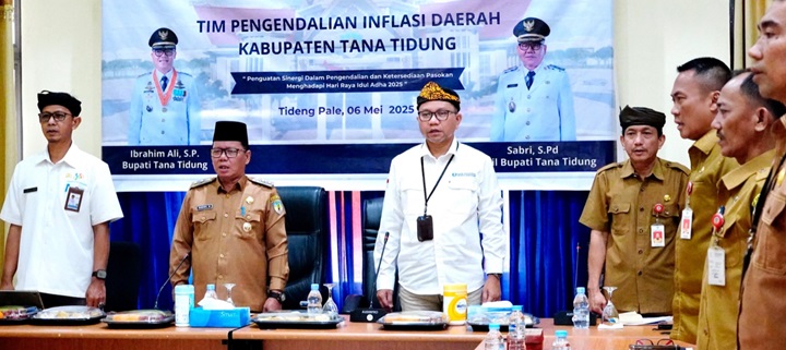 High Level Meeting Tim Pengendalian Inflasi Daerah Kabupaten Tana Tidung