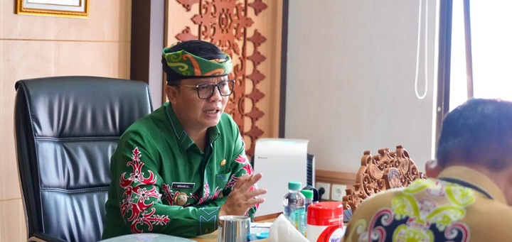 Rapat koordinasi Bupati Tana Tidung Bersama DPPP dan Dinsos PMD Tana Tidung