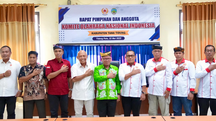 Wakil Bupati Tana Tidung Buka Rapat Pimpinan dan Anggota KONI
