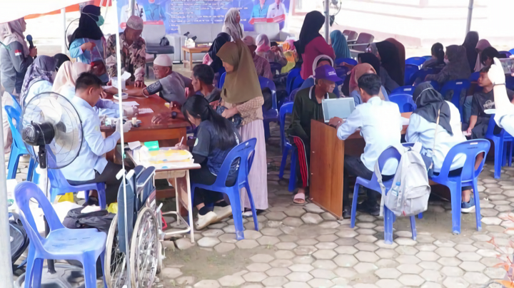 Warga Nikmati Pemeriksaan Kesehatan Gratis dan Edukasi Kesehatan