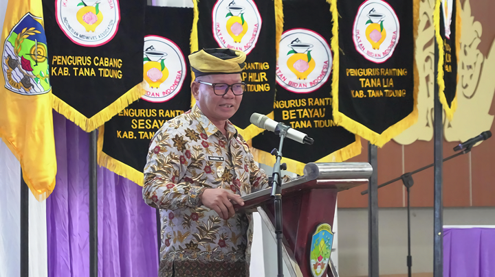 Muscab IBI ke-3 Digelar, Wakil Bupati Tana Tidung Dorong Penguatan Peran Bidan dalam Pelayanan Kesehatan