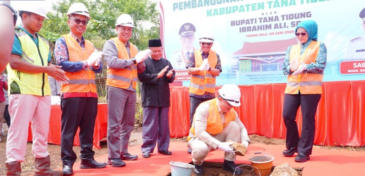Peletakan Batu Pertama Pembangunan Gedung Perpustakaan Kabupaten Tana Tidung