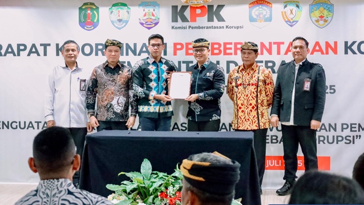 Bupati Tana Tidung Hadiri Rakor Pemberantasan Korupsi Bersama KPK RI di Jakarta