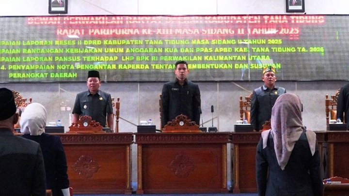 Rapat Paripurna Ke-XIII DPRD Tana Tidung Bahas Lima Agenda Strategis Pembangunan Daerah