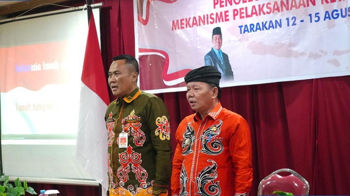 Wakil Bupati Tana Tidung Buka Bimtek Pengelolaan Keuangan Desa dan Ketahanan Pangan Desa