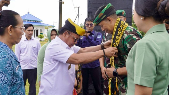 Danrem 092/MRL Laksanakan Kunjungan Kerja ke Kodim 0914/TNT