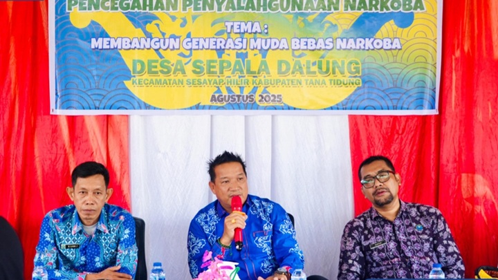 BNN RI Gelar Sosialisasi Pencegahan Narkoba dan Pembentukan Relawan Anti Narkoba di Desa Sepala Dalung