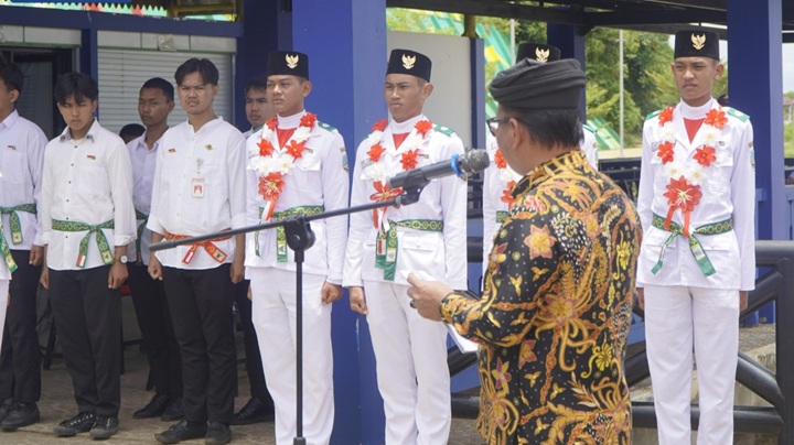 Wakil Bupati Tana Tidung Jemput Putra Terbaik Paskibraka Nasional dan Provinsi 2025