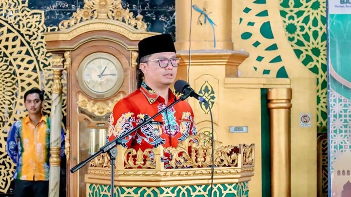 Tasmiya Massal Meriahkan Bulan Rabiul Awal di Masjid Agung At-Taqwa