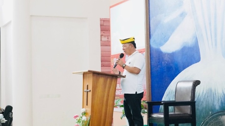 Wakil Bupati Tana Tidung Hadiri Ibadah Oikoumene ASN Kristen dan Katolik
