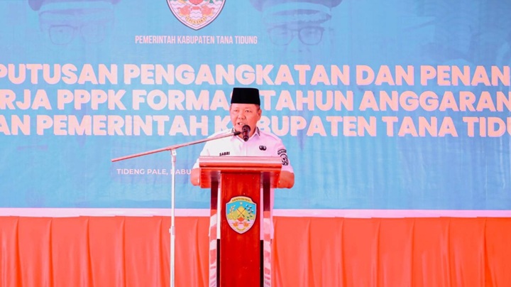 554 PPPK Tana Tidung Resmi Terima SK dan Tandatangani Perjanjian Kerja
