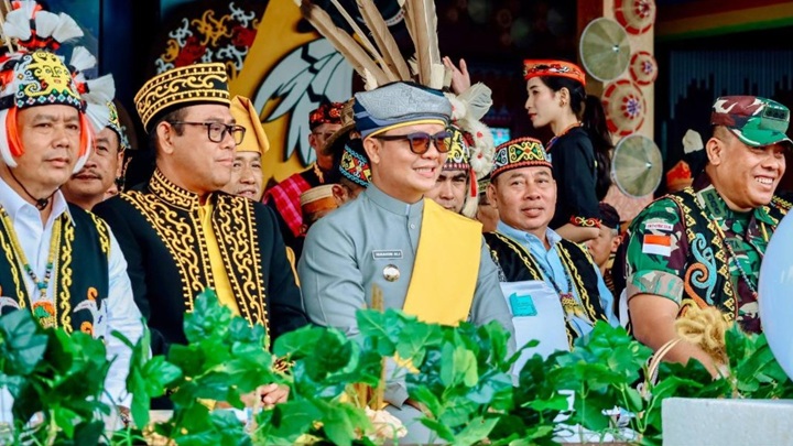 Bupati Tana Tidung Hadiri Pembukaan Festival Budaya Irau ke-11 dan HUT ke-26 Kabupaten Malinau