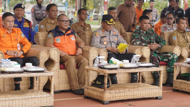 Kapolres Tana Tidung Pimpin Apel Gelar Pasukan Kesiapsiagaan Bencana