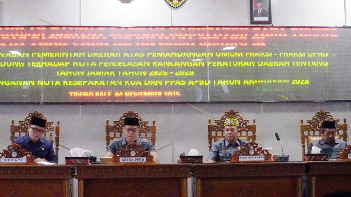 Rapat Paripurna XX Masa Sidang III DPRD Tana Tidung