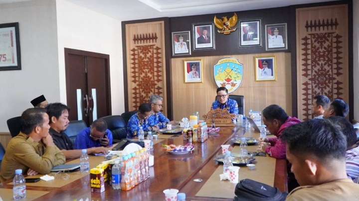 Bupati Tana Tidung Terima Audiensi Kades, Tokoh Adat dan Masyarakat Desa Bebabakung Bahas Rencana Pemekaran Desa