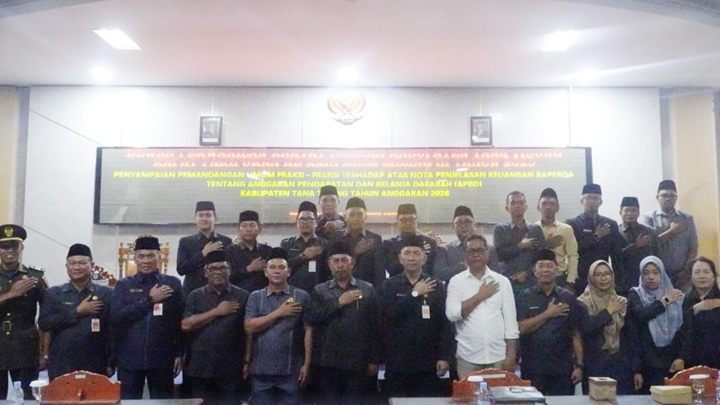 DPRD Tana Tidung Gelar Rapat Paripurna ke-23 Masa Sidang III Tahun 2025