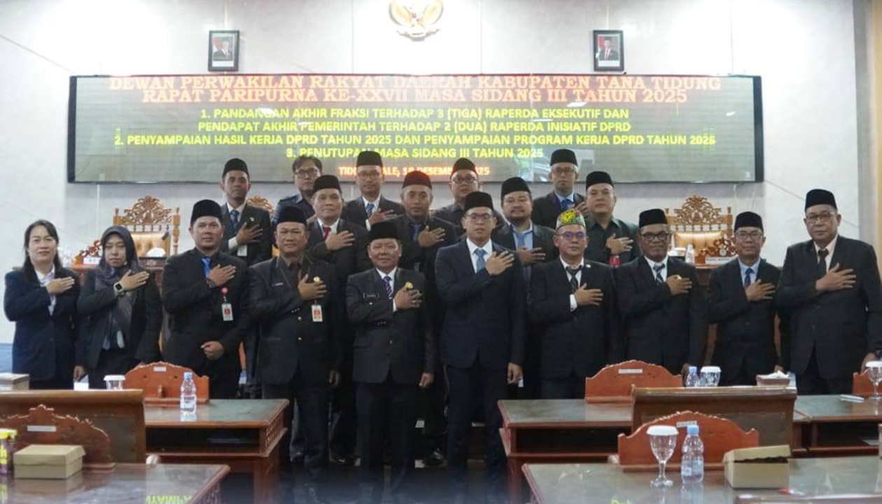 Rapat Paripurna Ke XXVI dan Penutupan Masa Sidang III Tahun 2025