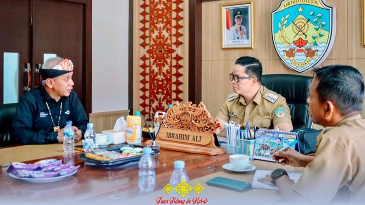 Bupati Tana Tidung Terima Kunjungan dan Silaturahmi TVRI Kalimantan Utara