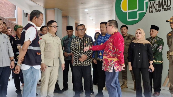 Bupati Tana Tidung Monitoring dan Evaluasi Pembangunan PHTC RSUD Akhmad Berahim